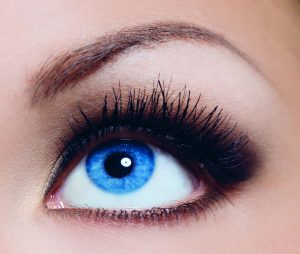 close-up of beautiful womanish eye